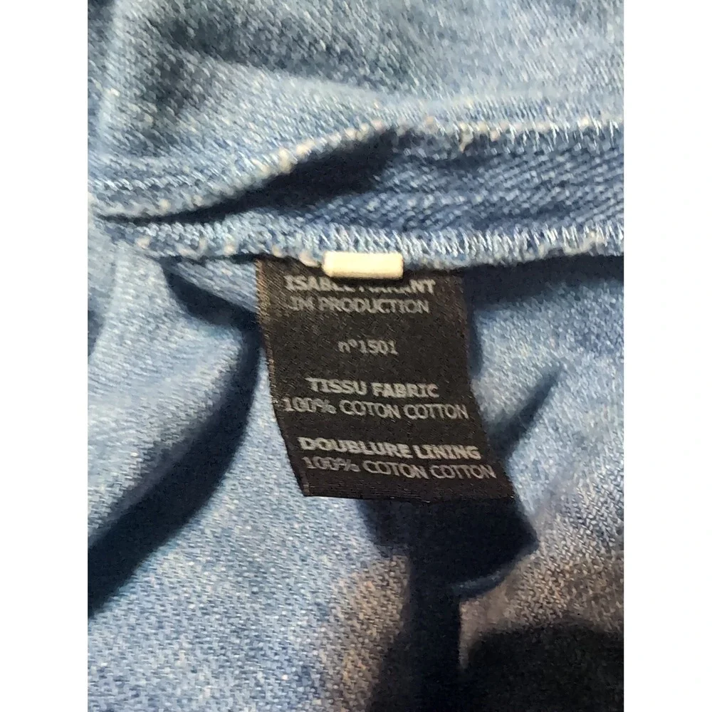 Isabel Marant Etoile Denim‎ Button Front Mini Skirt Women's Size 38